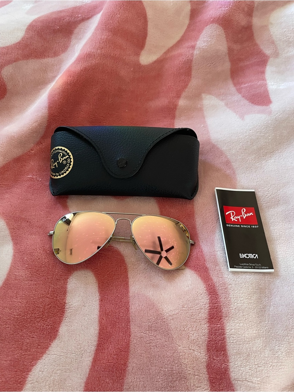 Ray Ban Aviator Flash Sunglasses - 58mm lenses